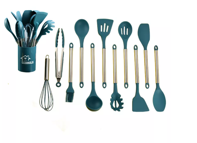 Silicone Spatula Set မီးဖိုချောင်သုံးပစ္စည်း